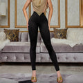 Women's Pants High Waist Skinny Leggings Pant Fashion Sexy Trousers Ankle-Length Stretchy Fitness Push Up Streetwear Clothing