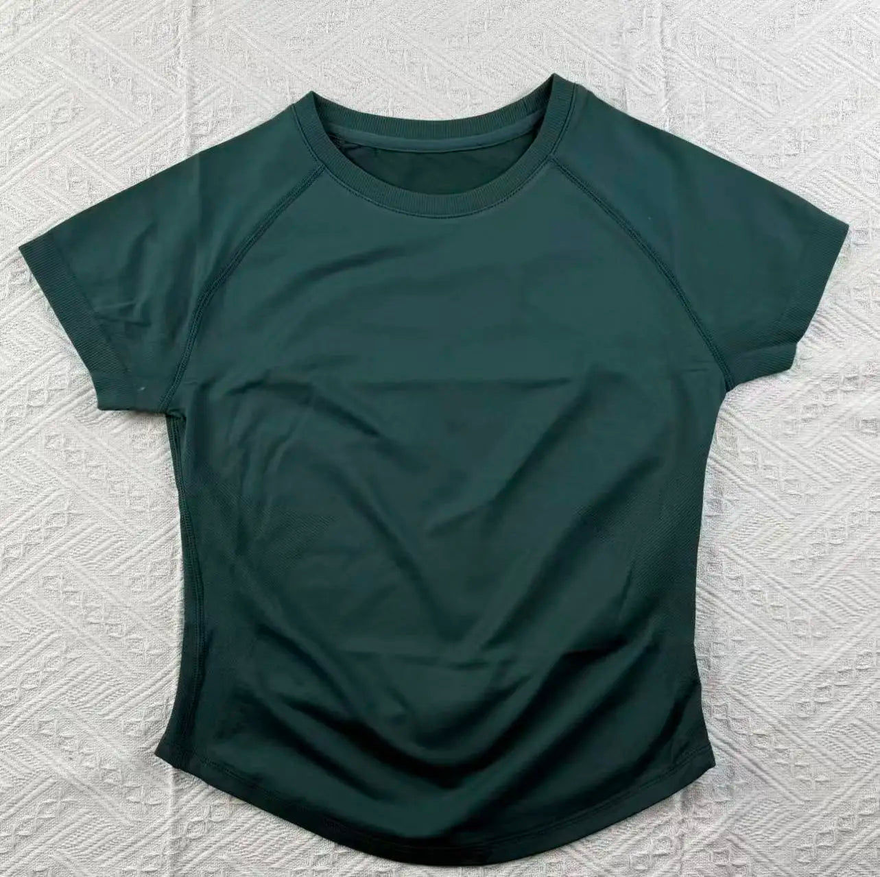 summer new T-shirt long pants two-piece set round neck short sleeved tight pants, yoga fitness tight pants, running sports set
