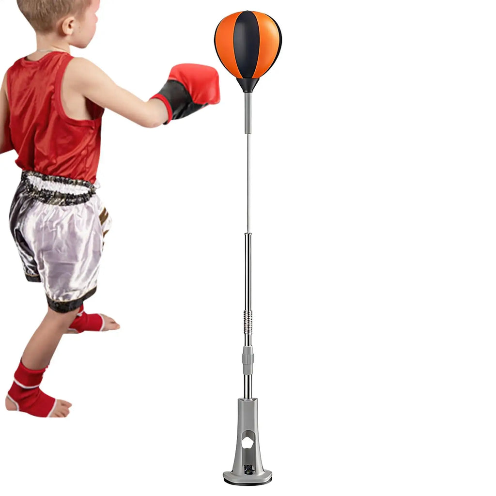 Standing Boxing Bag Boxing Training Equipment Adjustable Height Suction Base Adult Punching Bag for Kids Teens Home Gym Exercise