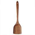 Wood Kitchenware Cooking Set Household Spatula Spoon Set Salad Spoon Fork Stirring Spoon Kitchen Baking Set With Storage Bucket