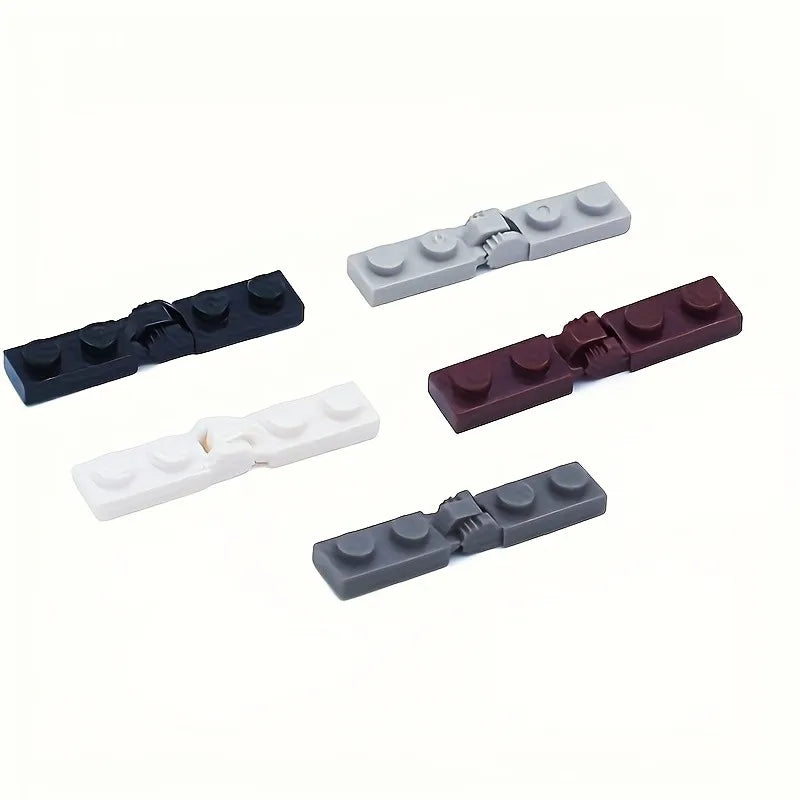 30pcs Building Blocks with Handles 1x2 Hinge Lock Plates for Building Block 44301 44302 compatible children diy bricks toy