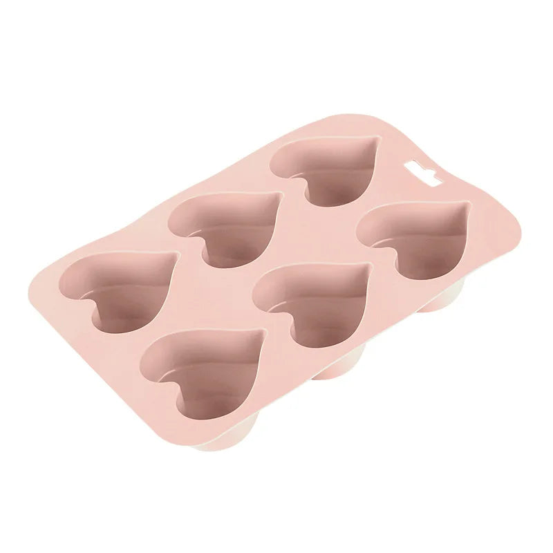 Spot silicone cake mold heart-shaped silicone maffin cup DIY handmade jelly pudding mold oven baking tool