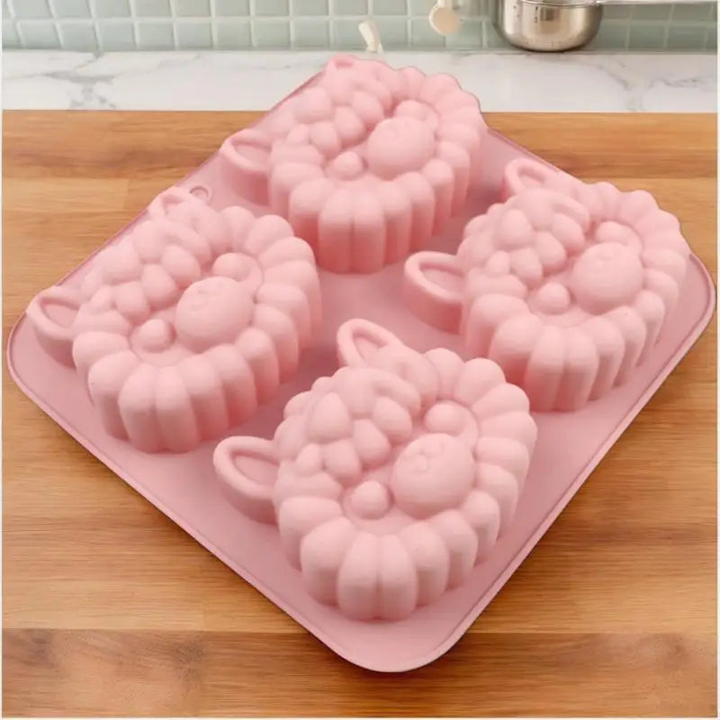 Cartoon Alpaca Silicone Mold For Soap Making Supply Jelly Candy Chocolate Ice Cube Tray Animal Cookies Cake Decor