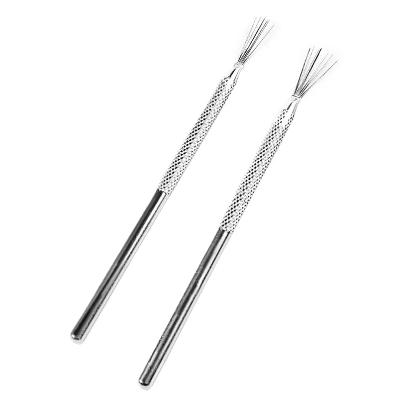 Nail Art Seven-pin Texture Brush Brushed Multi-head Bendable Nail Modeling Tool DIY Pottery Brush Pottery Tool
