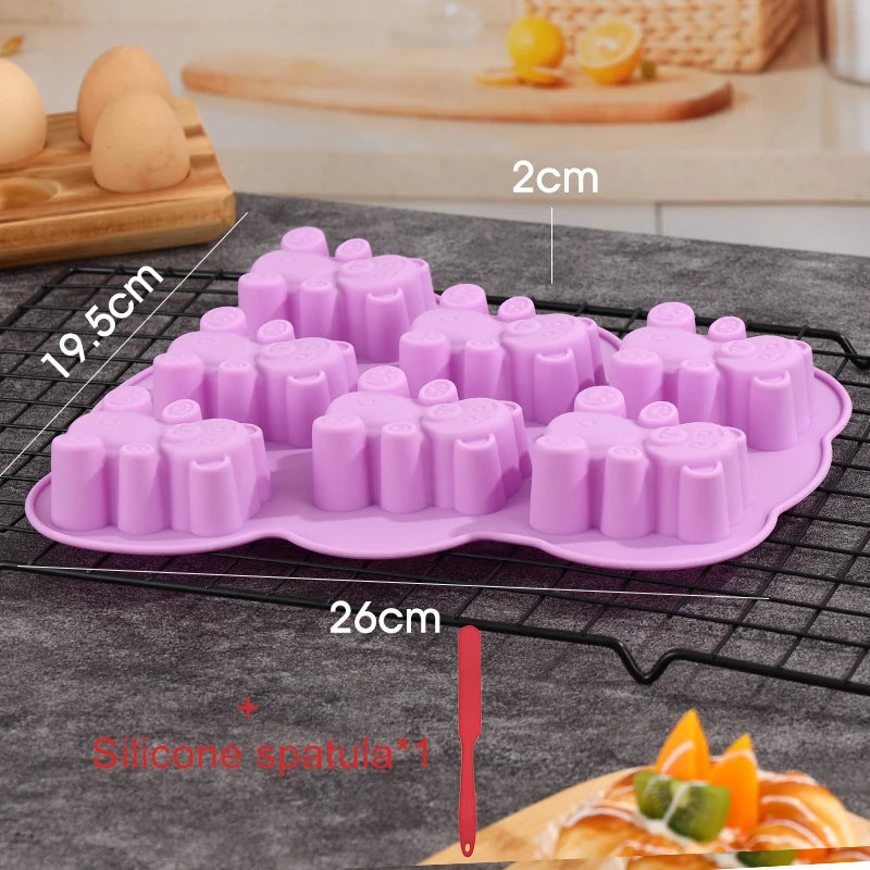 Silicone Gummy Bear Molds,Jello Molds for Kids - Make Large Candy and Chocolate Bears;Jelly,Gelatin,Soap,Ice Molds