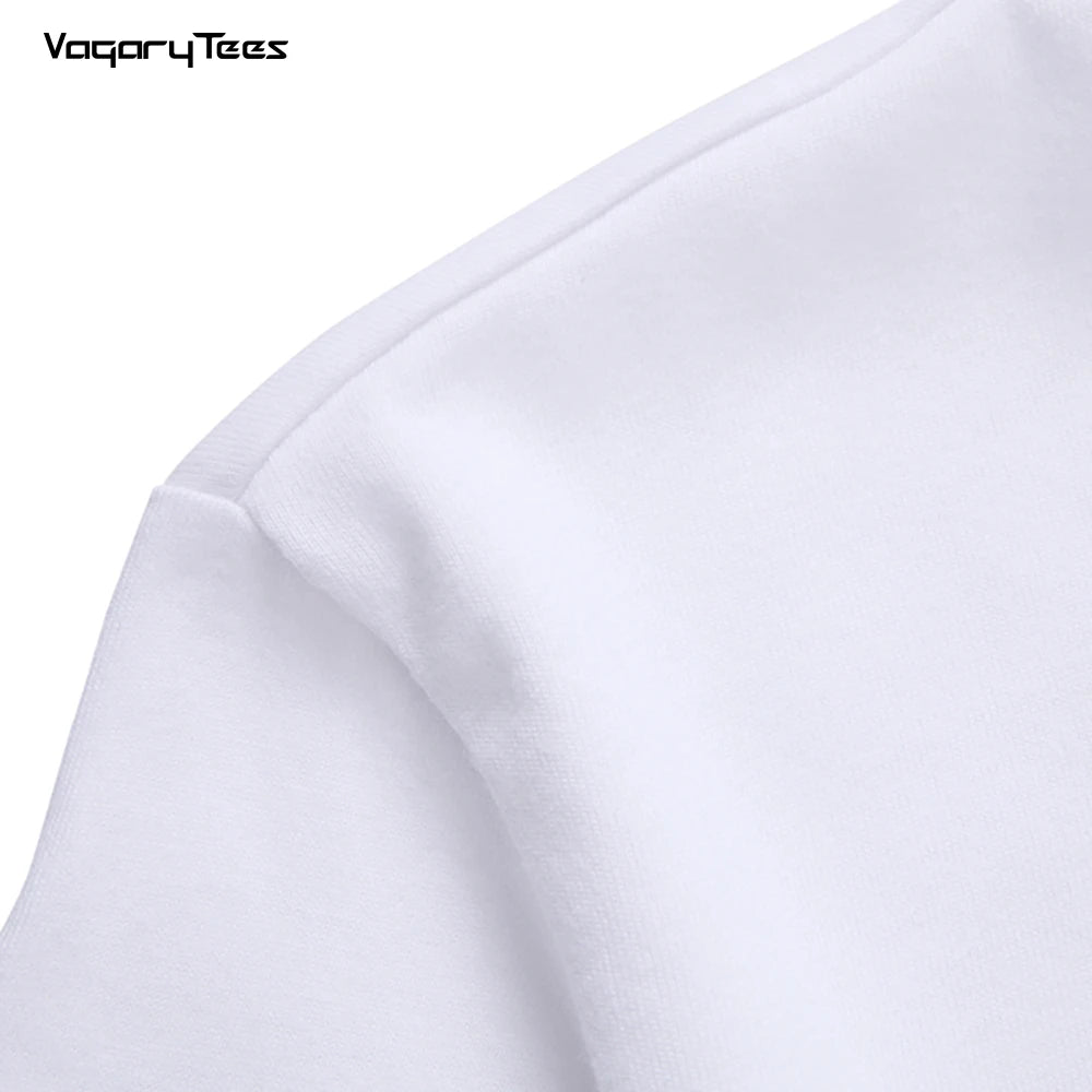 New Summer Men's Short Sleeve Iconic cars Skyline cartoon Kenmer Car Print T-Shirt White Casual Tops Hip Hop Cool Boy Tees