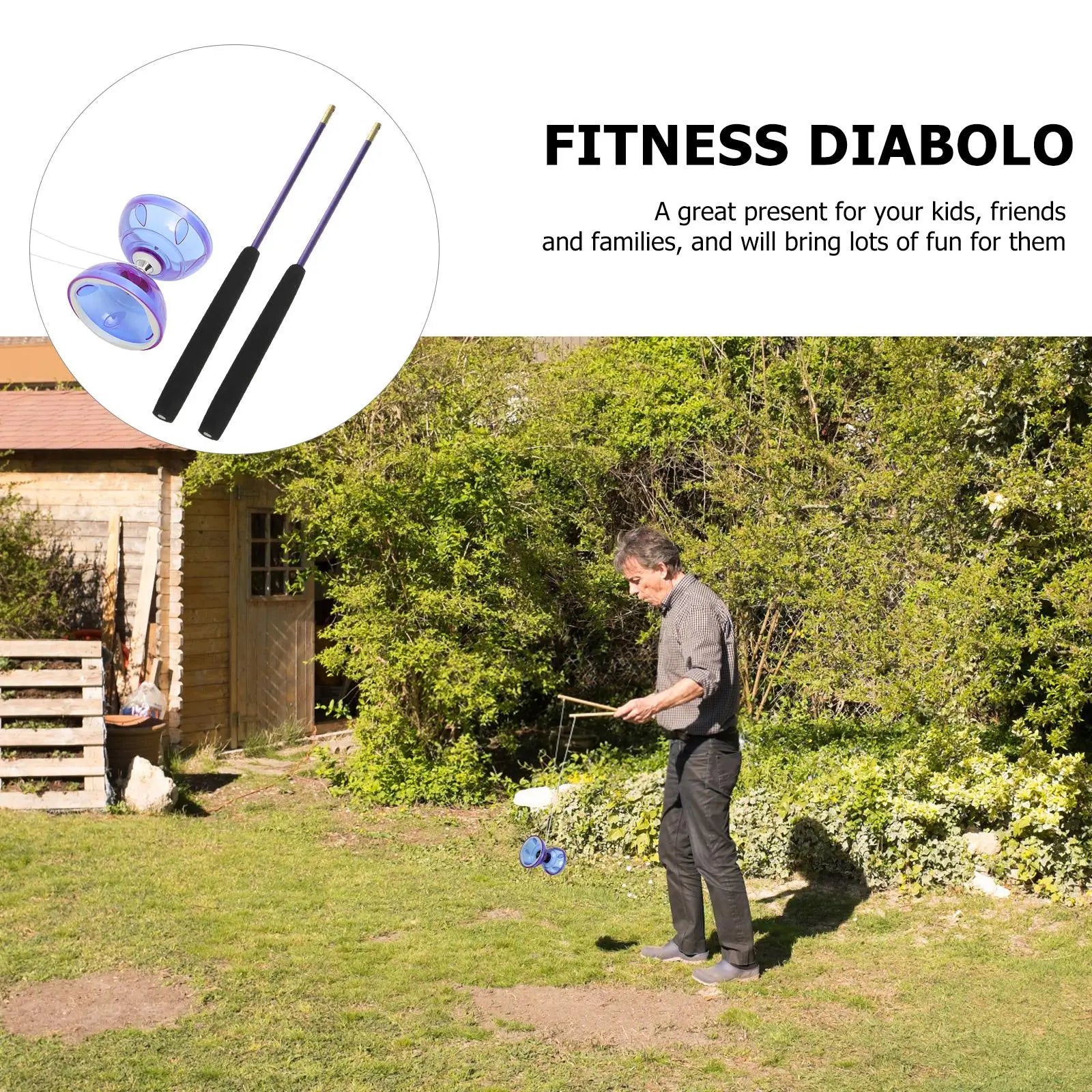 One Way Axle Bearings Soft Rubber Diabolo For Yoyo Toy Kids Diabolo Professional Diabolo Fitness Diabolo Plastic Diabolo Hobby