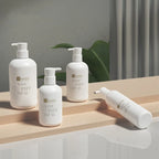 10/25pcs 200-500ml Empty White Plastic Lotion Bottle Body Wash /Shampoo /Liquid Soap Bottle Pump Bottle Container For Toiletries