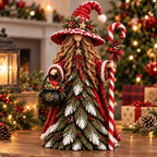 2026 Christmas Wooden Ornaments Holiday Desktop Decoration Snowman Santa Claus Witch Character Ornament Home Furnishings