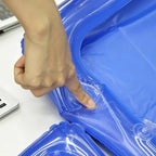 Blue Inflatable PVC Tray Reusable Cleaning Basin Kids Sensory Learning Activity Tray Sandbox for Play Sand,Water Fishing Games