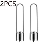 Stainless Steel Corers Portable Core Remover Fruit and Vegetable Core Extractor Kitchen Tools for Pitting Chili Peppers Melons