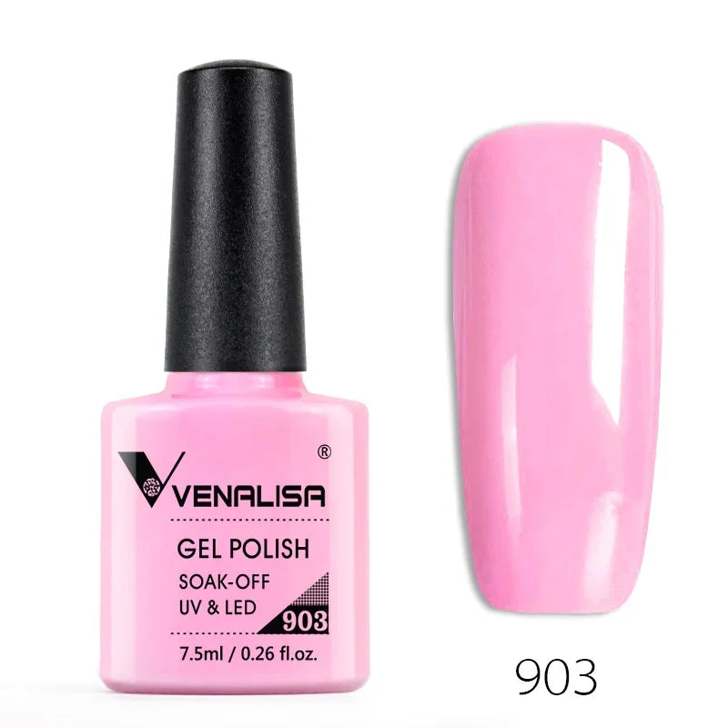 Venalisa Neon Gel Polish Varnishes Hybrid Nails For Manicure 7.5ml Semi Permanent Soak off Enamel Gel Polish UV Nail Gel Polish