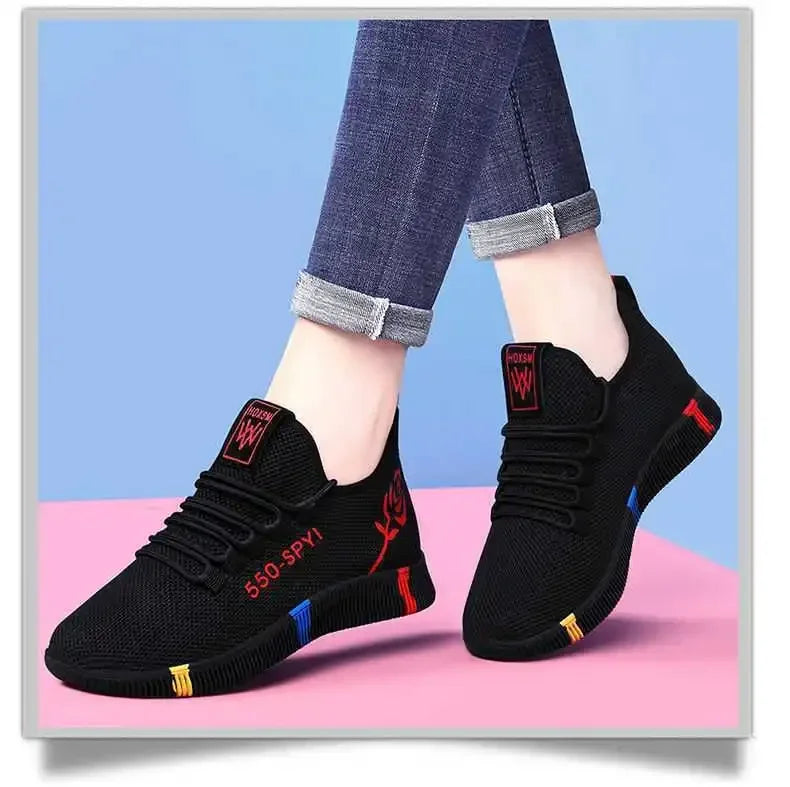 Shoes for Women Outdoor Sports Shoes Women Lightweight Non-slip Breathable Sneakers Soft Walking Shoes Zapatillas Mujer 2023