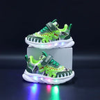 2026 New  Boys Led Lighted Shoes Fashion Mickey Children's Casual Sneakers Kids Luminous Shoes Sport Shoes Lighted Shoes