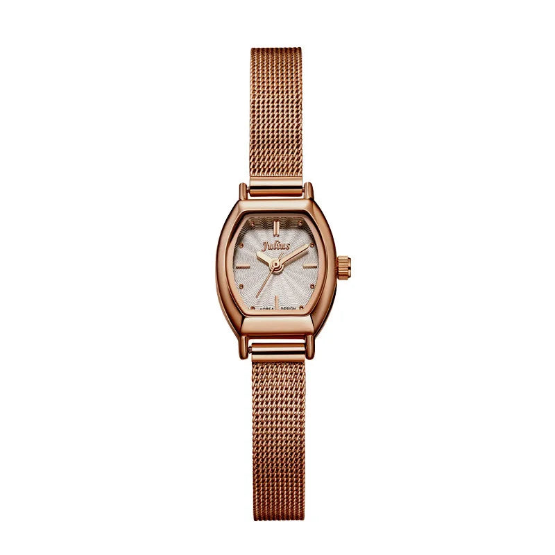 Mini Lady Women's Watch Japan Quartz Fashion Hours Dress Bracelet Stainless Steel Business Girl Valentine Gift Julius Box