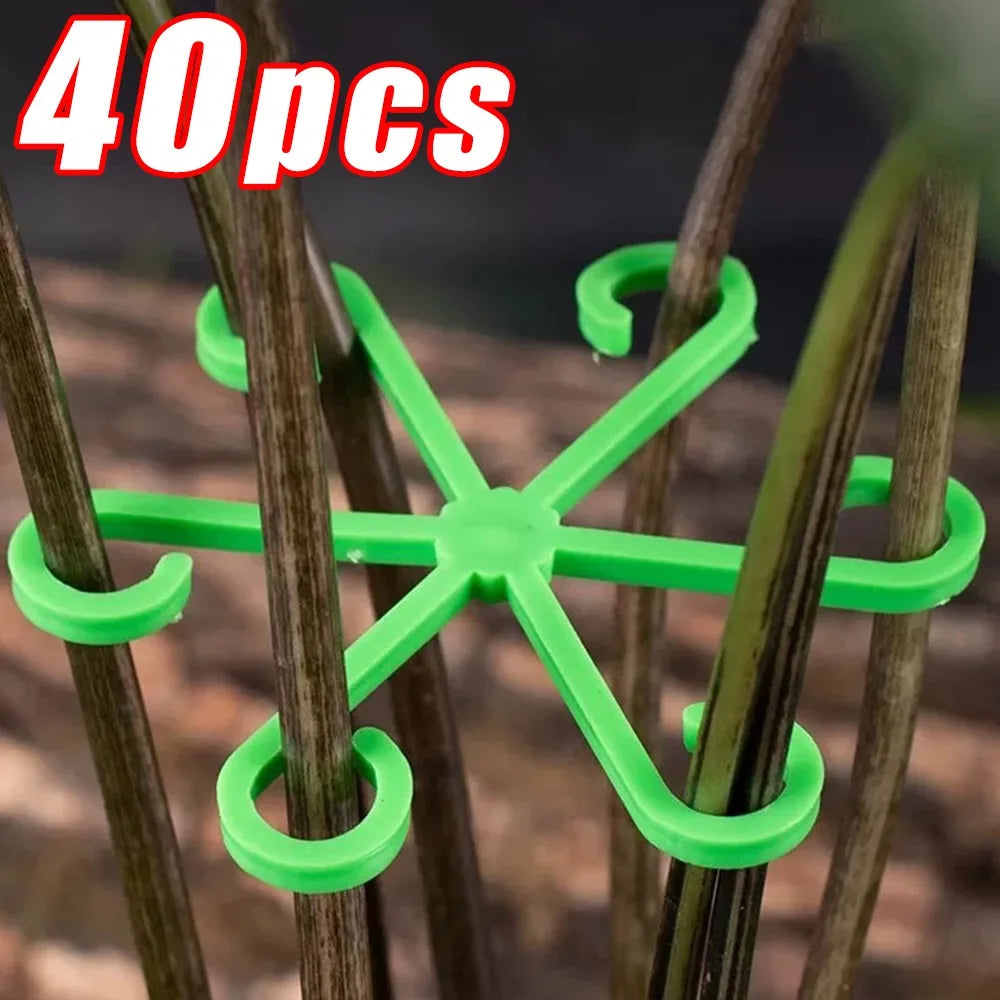 Plant Stem Support Frame Climbing Houseplant Stand Stakes Plastic Garden No Stake Trellis Indoor Plant Holder Rack Hoops