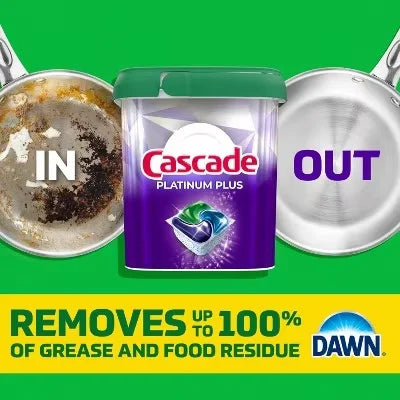 Dishwasher Detergent Pods Fresh Scent 9 Count Single Dose Grease Removing Capsules for Spot Free Dishes