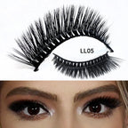 RED SIREN L Shape Cat Eye Lashes New Design Wispy Natural Mink Lashes Korean Makeup Eyelash
