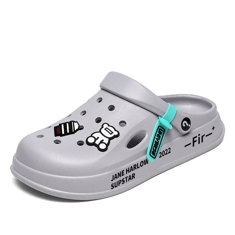 Men Women slippers High Quality EVA Soft Thick Soled Slippers Fashion Wear Slippers Home Sandals Men's Beach Shoes