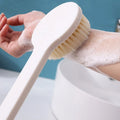 Long Handle Bath Brush Exfoliating Scrub Skin Massager for Back And Body - Bathroom Cleaning Shower Brush