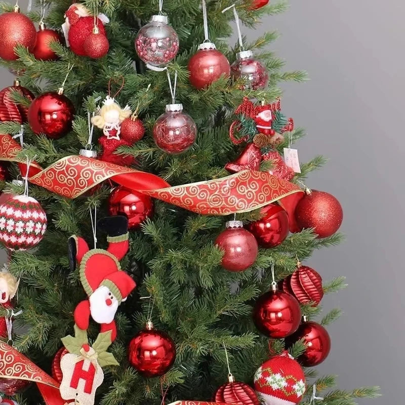 24Pcs 3CM Christmas Balls Big Ball Christmas Tree Pendant Ornaments for Party Decor New Year Gifts Accessory