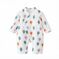 Baby Boys Girls Jumpsuit Clothes Newborn Muslin Cotton Long Sleeve Romper 0-2 Years