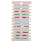 12pcs Bohemian Style Woven Cross Bracelet Set, Suitable For Men And Women's Jewelry Gifts
