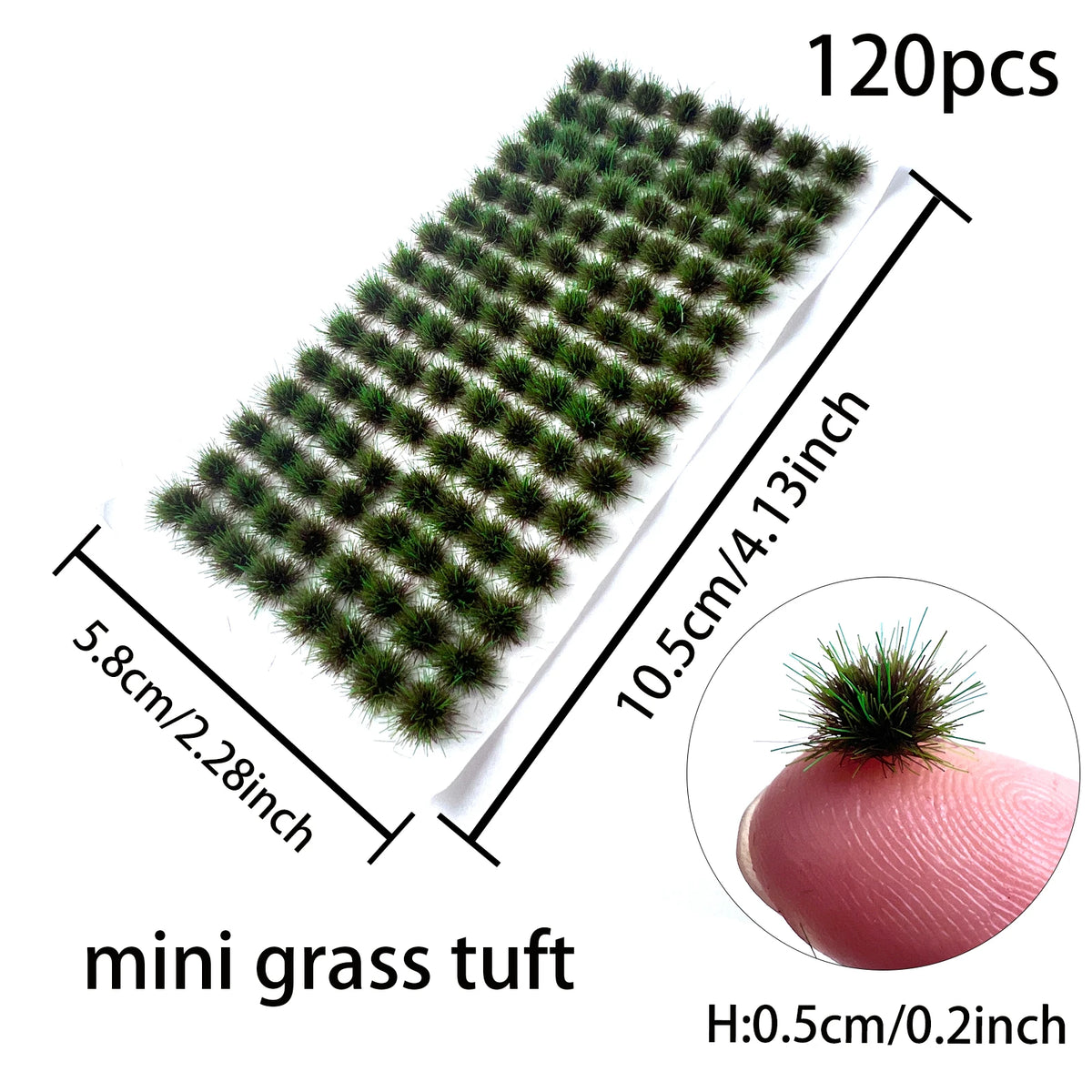 Micro Miniature Grass Cluster Model Sand Scene DIY Material Realistic Grass Tuft Miniature Grass Bushes Plant Cluster Scenery