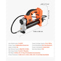 SucceBuy 8000PSI Cordless Electric Grease Gun with 35.4in Hose Car Maintenance Power Tool for 18V Battery Greasing Vehicles