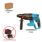 WOYOFADA Cordless Rotary Hammer Drill 18V SDS Plus Electric Hammer Drill 4 Modes Selector fit Makita 18v Battery(No Battery)