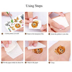 10 Sheets Halloween Eyebrow Stickers Spider Web Tattoo Stickers Body Makeup Waterproof Temporary Tattoo Halloween Fake Tattoo
