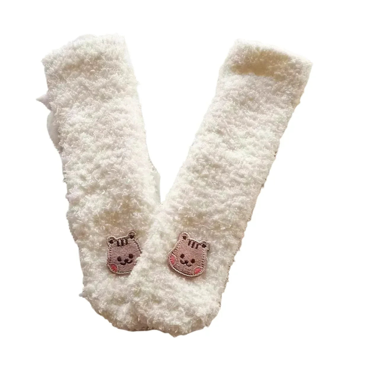 Winter Newborn Baby Long Warm Thicken Socks Baby Foot Warmer Infant Kids Solid Color Floor Socks Children's Sleeping Sock