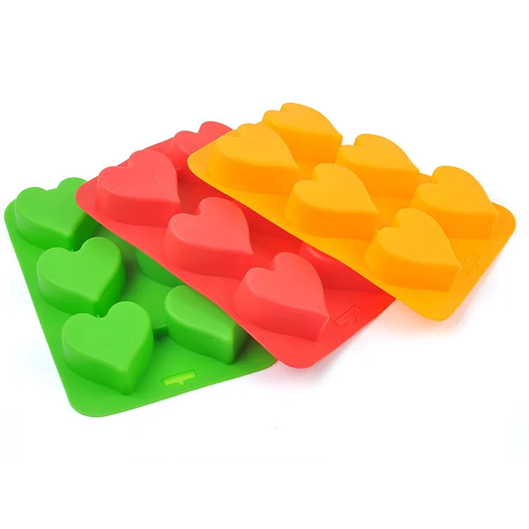Spot silicone cake mold heart-shaped silicone maffin cup DIY handmade jelly pudding mold oven baking tool