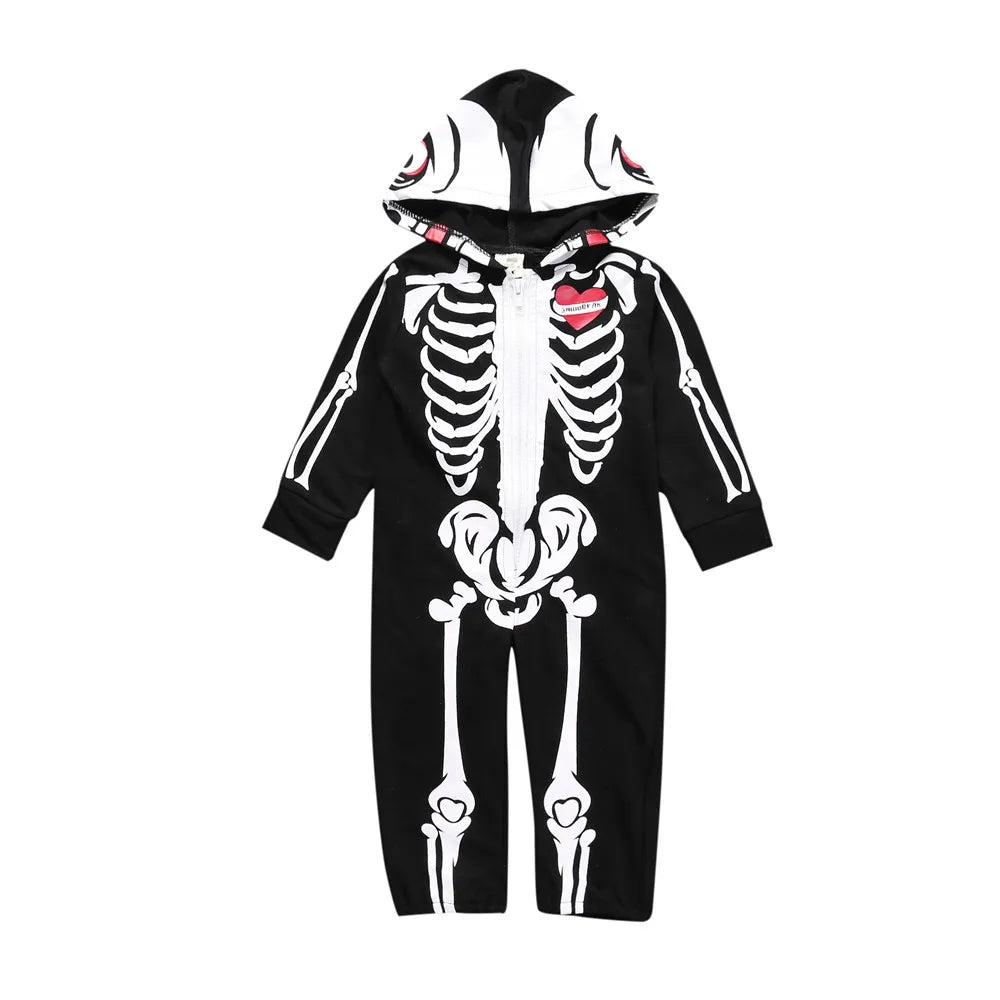 Baby Girls Boys Children Jumpsuit Halloween Pumpkin Costume Toddler Sleeveless Jumpsuit Newborn Autumn Winter Clothes