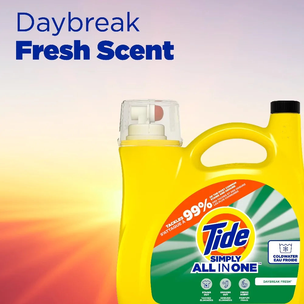 Large-capacity household Liquid Laundry Detergent for Fresh Daybreak Scent High Efficiency for Multiple Loads
