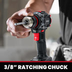 YEVOLT Electric Drill 20V Brushless Li-ion Compact Cordless 21+1 Driver Handheld Screwdriver Power Tools YVGBD20DU2 Series