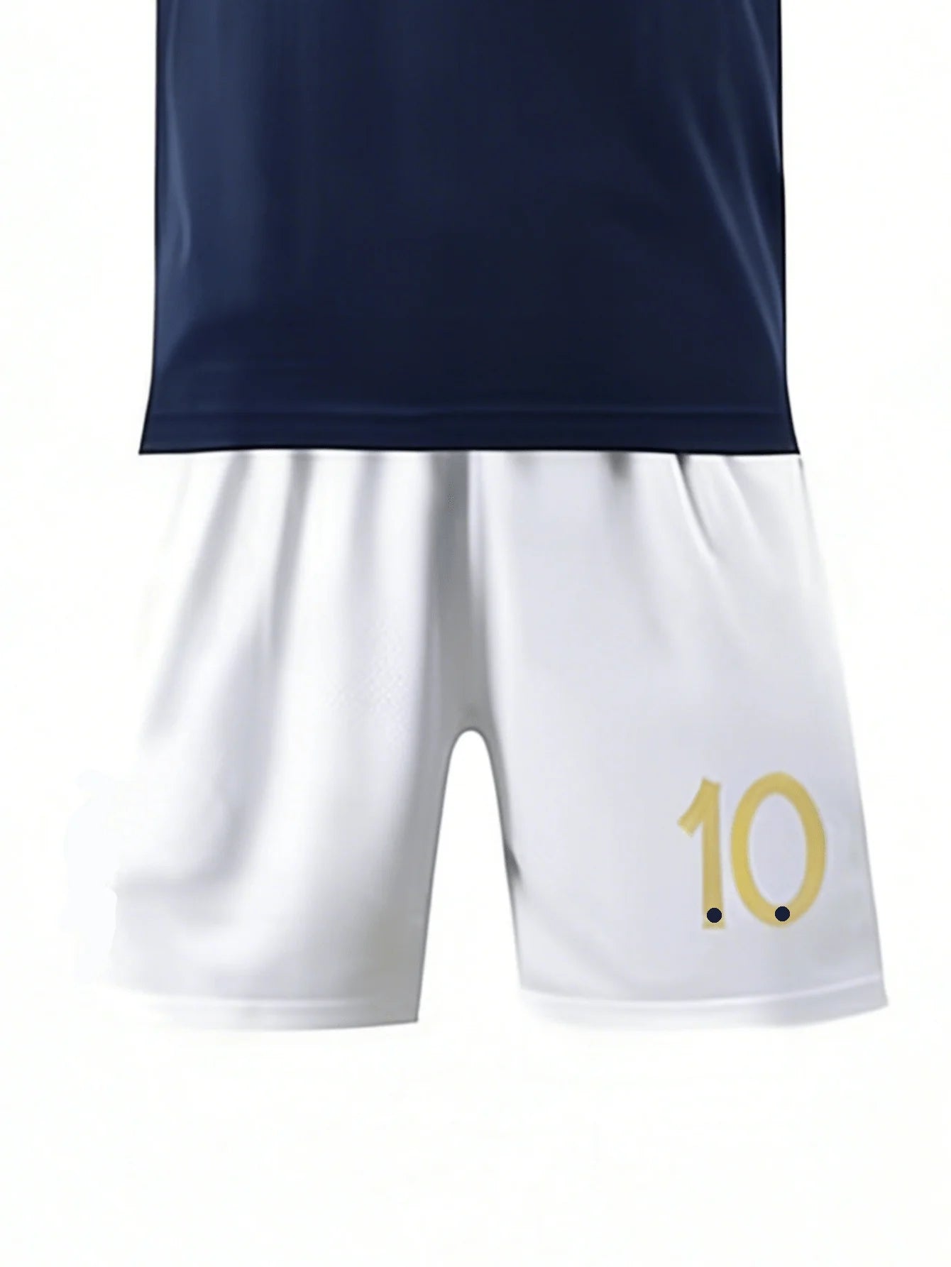 Men's Summer Sports Two-Piece Set Comfortable Round-Neck T-Shirt Lightweight Breathable Clothing Outfit