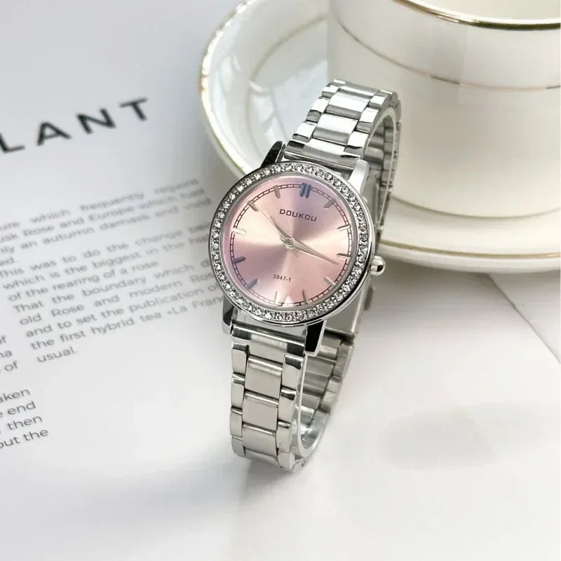 Brand Steel Strip Women Watch Fashion Large Dial Quartz Watches Luxury Gift Ladies Wristwatches Relojes Para Mujer Dropshipping