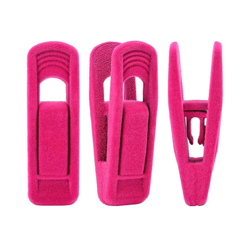 Velvet Hanger Clips, Strong Non-Slip Finger Clips for Pants, Skirts, Ties & Accessories - Perfect for Slim Velvet Hangers