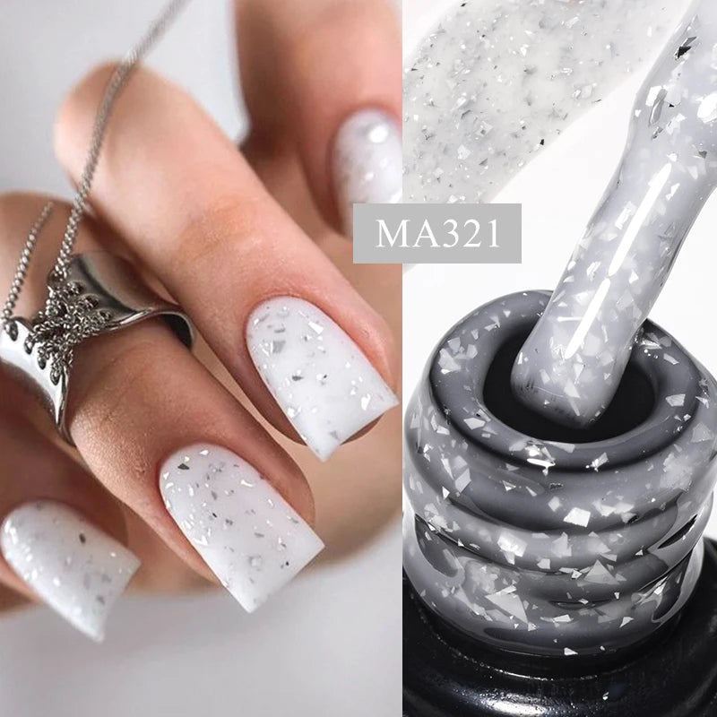 7ml Nude Rubber Base Gel, 68 Colors, DIY Nail Art Supplies Gel for Nails Design, UV LED Soak Off, Easy to Apply, Long Lasting