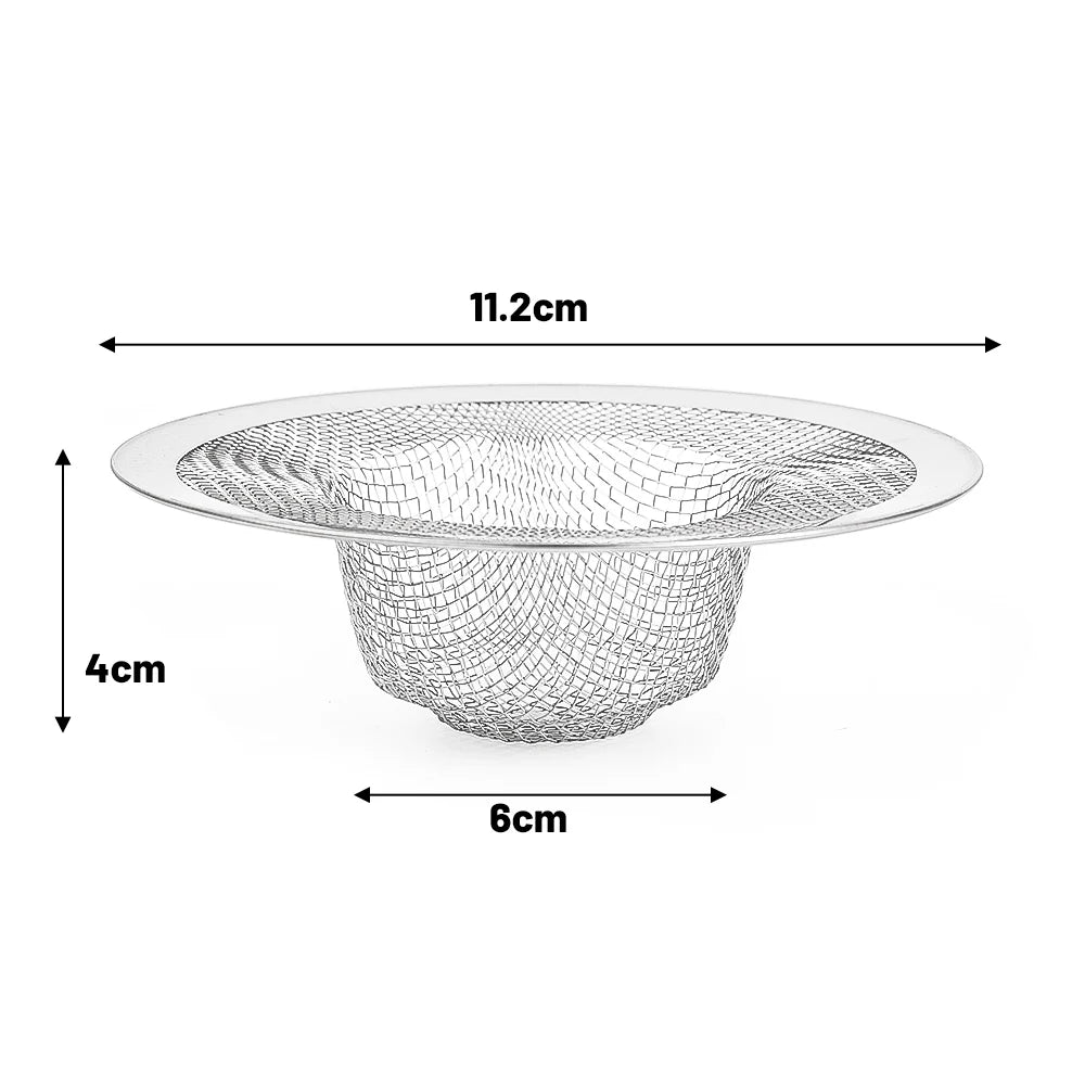Stainless Steel Kitchen Sink Filter Mesh Sink Sewer Strainers Bathroom Floor Drains Catcher Waste Drain Hole Filter Trap Screen