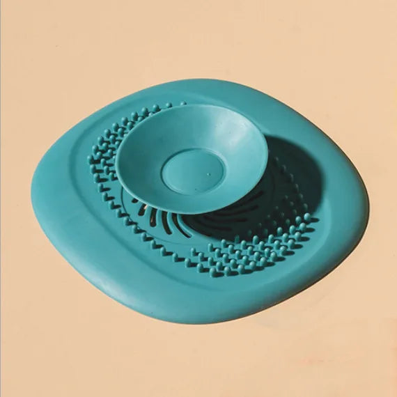 Silicone Sink Drain Strainer Shower Filter Drain Cover Stopper Sink Strainer Drain Floor Drain Hair Catcher Bathroom Accessorie