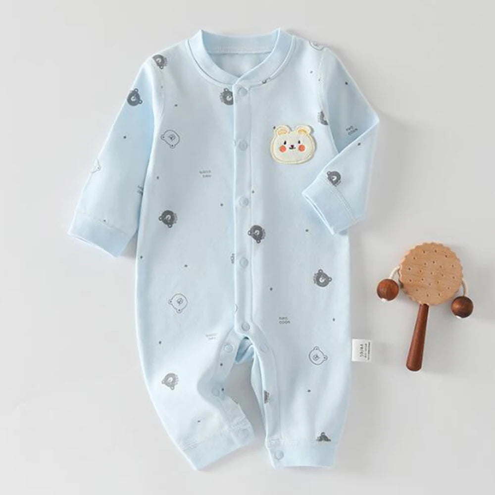 Unisex Baby Clothes Newborn Baby Girl Romper Long Sleeve 100% Cotton Spring Autumn Baby Jumpsuit For Boy