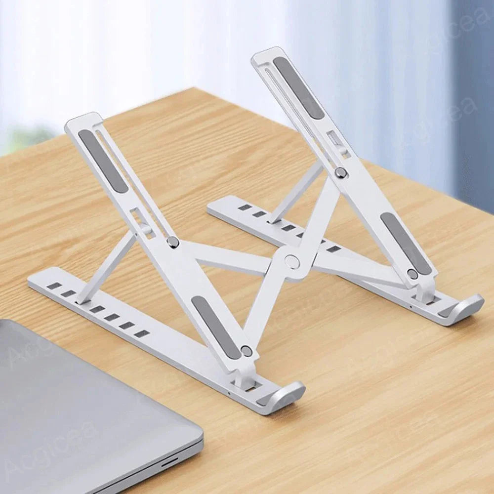 7 Levels Laptop Stand Portable Foldable ABS Tablet Computer for Macbook Apple  Air Pro Lenovo Bracket Universal Pad PC Holder