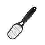 [Professional Foot File] Heavy-Duty Stainless Steel Pedicure Tool | Non-Slip Ergonomic Handle | Dead Skin Remover for Feet