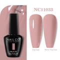 NAILCO 333 Colors Gel Nail Polish Semi Permanent Varnishes Nails Art Design Hybrid Soak Off Top Base Coat UV Gel Manicure 15ml