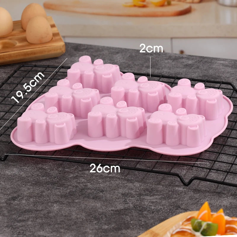 Silicone Gummy Bear Molds,Jello Molds for Kids - Make Large Candy and Chocolate Bears;Jelly,Gelatin,Soap,Ice Molds