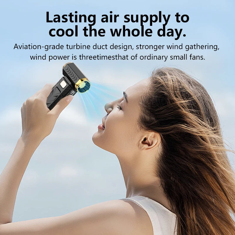 400000RPM Violent Fan Powerful Electric Air Blower Portable Dust Cleaner TypeC Charging 53m/s Brushless 10000mAh Fan