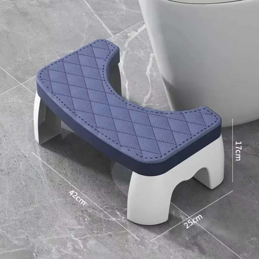 Waterproof Toilet Squat Stool Portable Bathroom Foot Stool for Adults Kids Pregnant Women Elderly Squatty Potty Aid