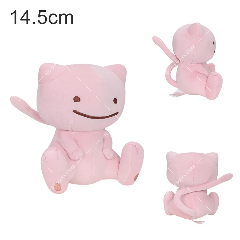 Mimikyu Plush Toys Collectible Soft Plushies Ditto Cos Mimikyu Stuffed Animal Cute Cartoon Character Dolls Collection Gifts